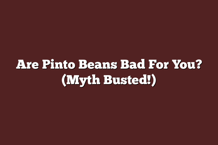 Are Pinto Beans Bad For You? (Myth Busted!)